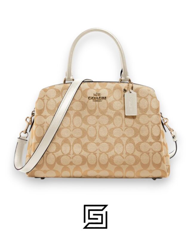 Bags,Leather,Women Lillie Carryall In Signature Canvas 91495 Coach