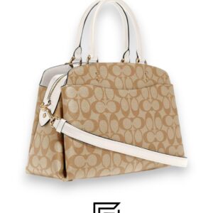 Bags,Leather,Women Lillie Carryall In Signature Canvas 91495 Coach