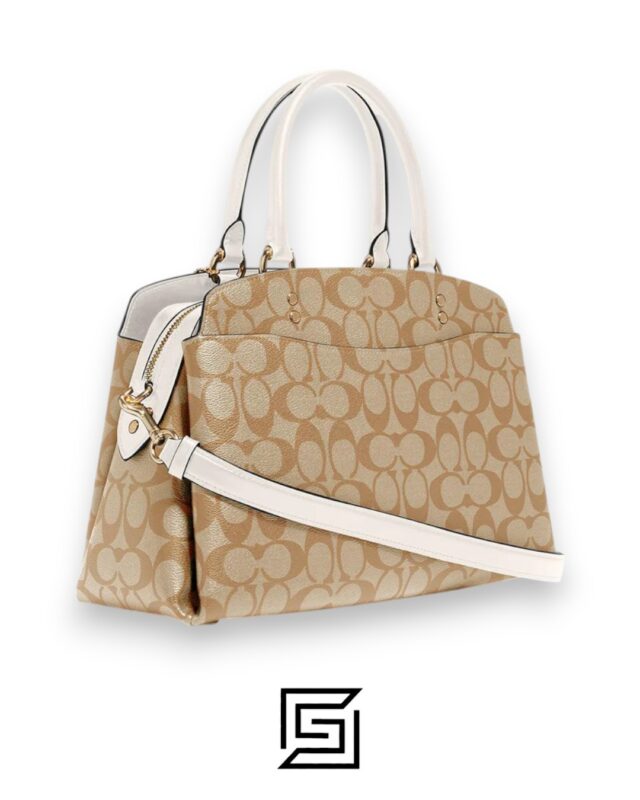 Bags,Leather,Women Lillie Carryall In Signature Canvas 91495 Coach