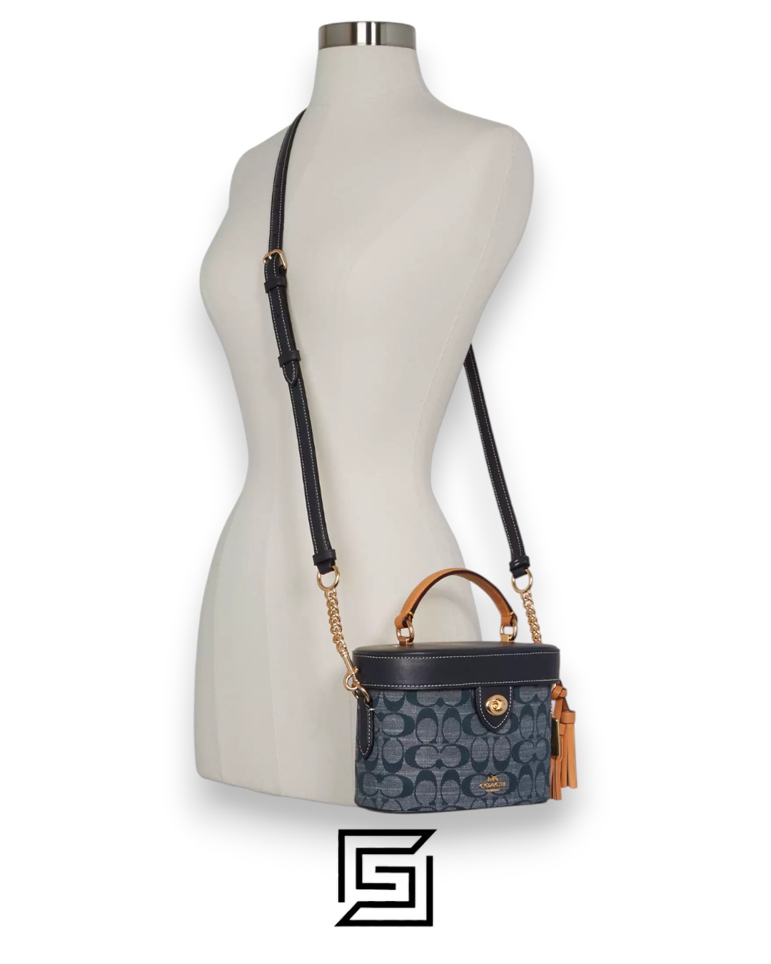 Bags,Leather,Women Kay Crossbody In Signature Chambray C8165 Coach