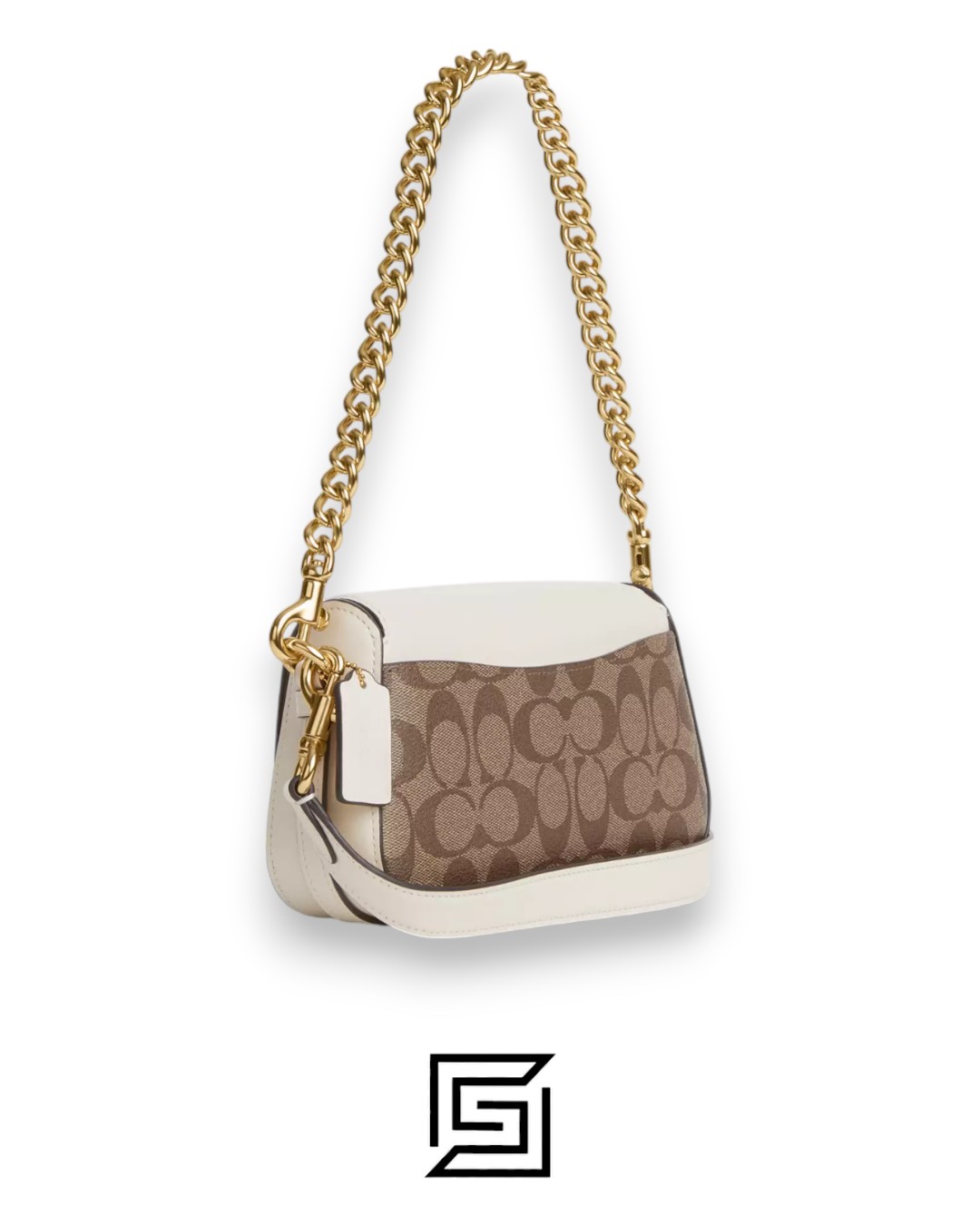 Bags,Leather,Women Brie Shoulder Bag In Colorblock Signature Canvas CM064 Coach