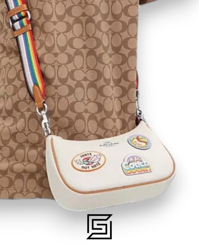 Bags,Leather,Women Teri Shoulder Bag With Patches CJ604 Coach