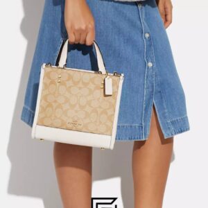 Bags,Women Dempsey Tote Bag 22 In Signature Canvas C5122 Coach