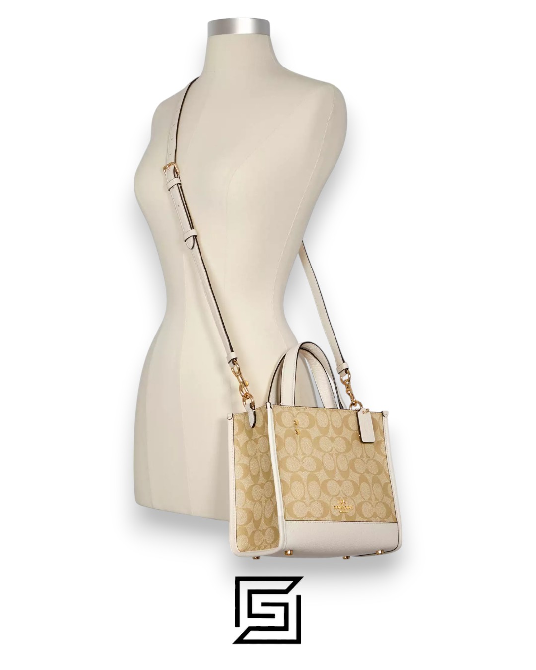 Bags,Women Dempsey Tote Bag 22 In Signature Canvas C5122 Coach