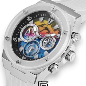 ⁦GUESS MEN TRANSPARENT TONE Analog Watch -GW0425G4⁩ - الصورة ⁦5⁩
