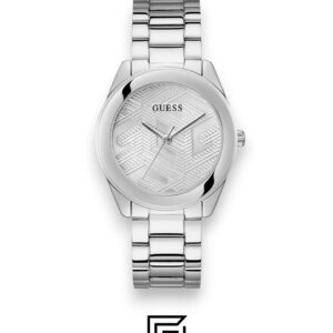 ⁦GUESS Ladies SILVER Tone Analog Watch GW0606L1⁩ - الصورة ⁦1⁩