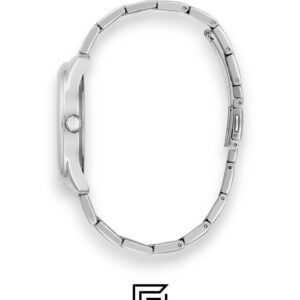⁦GUESS Ladies SILVER Tone Analog Watch GW0606L1⁩ - الصورة ⁦4⁩