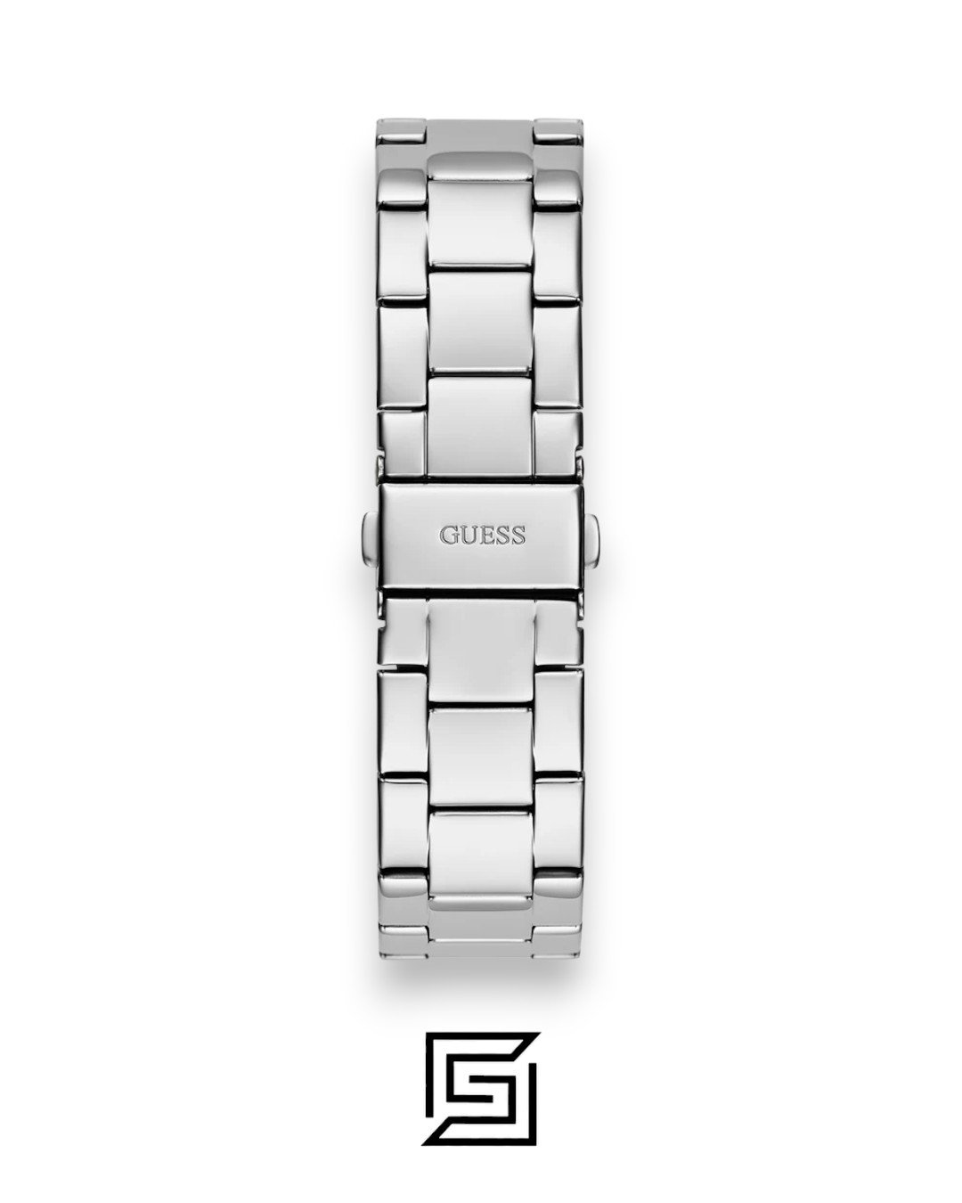 ⁦GUESS Ladies SILVER Tone Analog Watch GW0606L1⁩ - الصورة ⁦3⁩