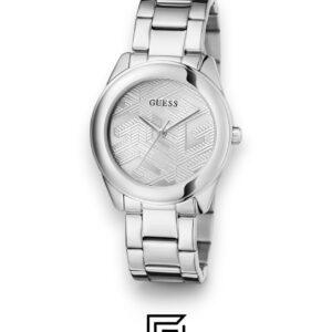 ⁦GUESS Ladies SILVER Tone Analog Watch GW0606L1⁩ - الصورة ⁦2⁩