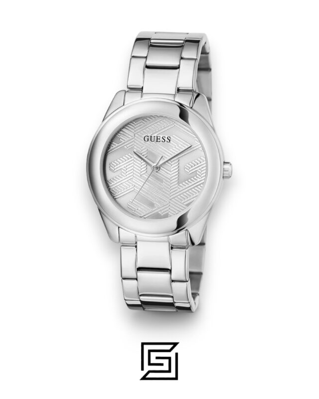 GUESS Ladies SILVER Tone Analog Watch GW0606L1