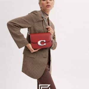 Bags,Leather,Women Idol Bag Style No.CM557 Red Coach