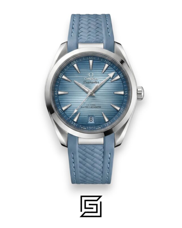 Omega Aqua Terra Blue Teak Dial