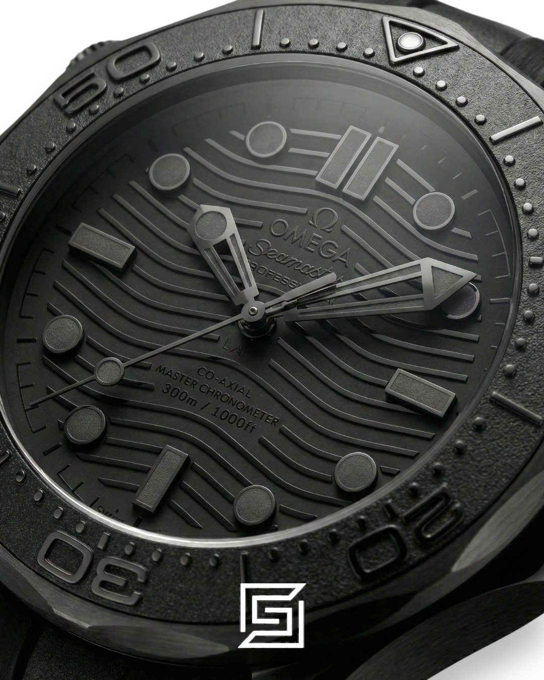 ⁦Omega Seamaster Ultra Deep Tactical Black Edition – Automatic Movement (45.5mm)⁩ - الصورة ⁦2⁩