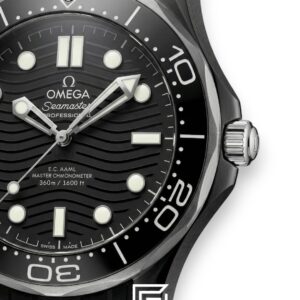 Omega Seamaster Diver Black Ceramic Style – Rubber Strap – Automatic (42mm) - Image 2