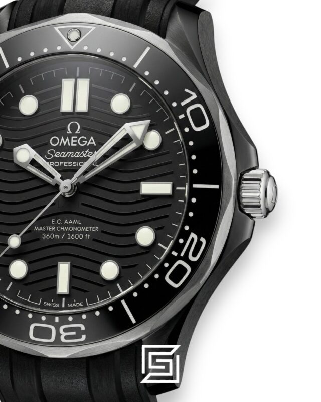 Omega Seamaster Diver Black Ceramic Style – Rubber Strap – Automatic (42mm)