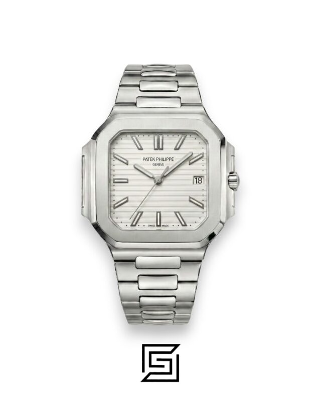 Patek Philippe Cubitus – Japanese Automatic – White Dial – Stainless Steel Bracelet