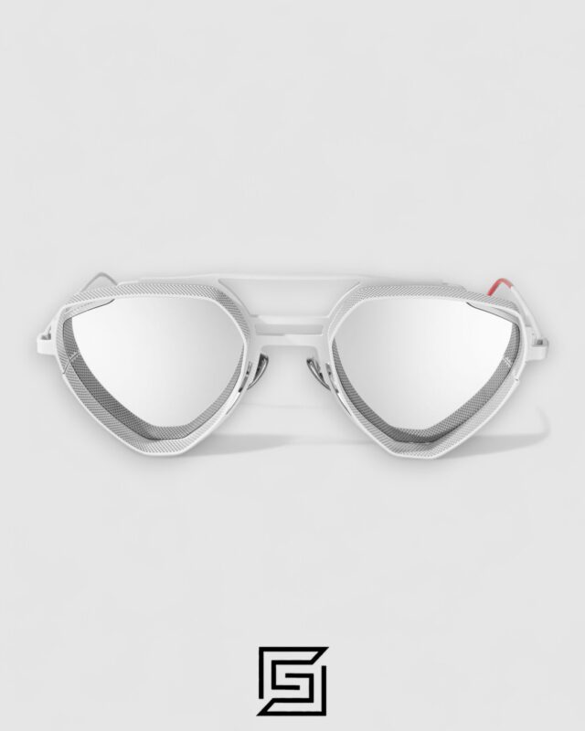 Vysen Enzo - EZ8 White Frame Silver Mirror Leanses
