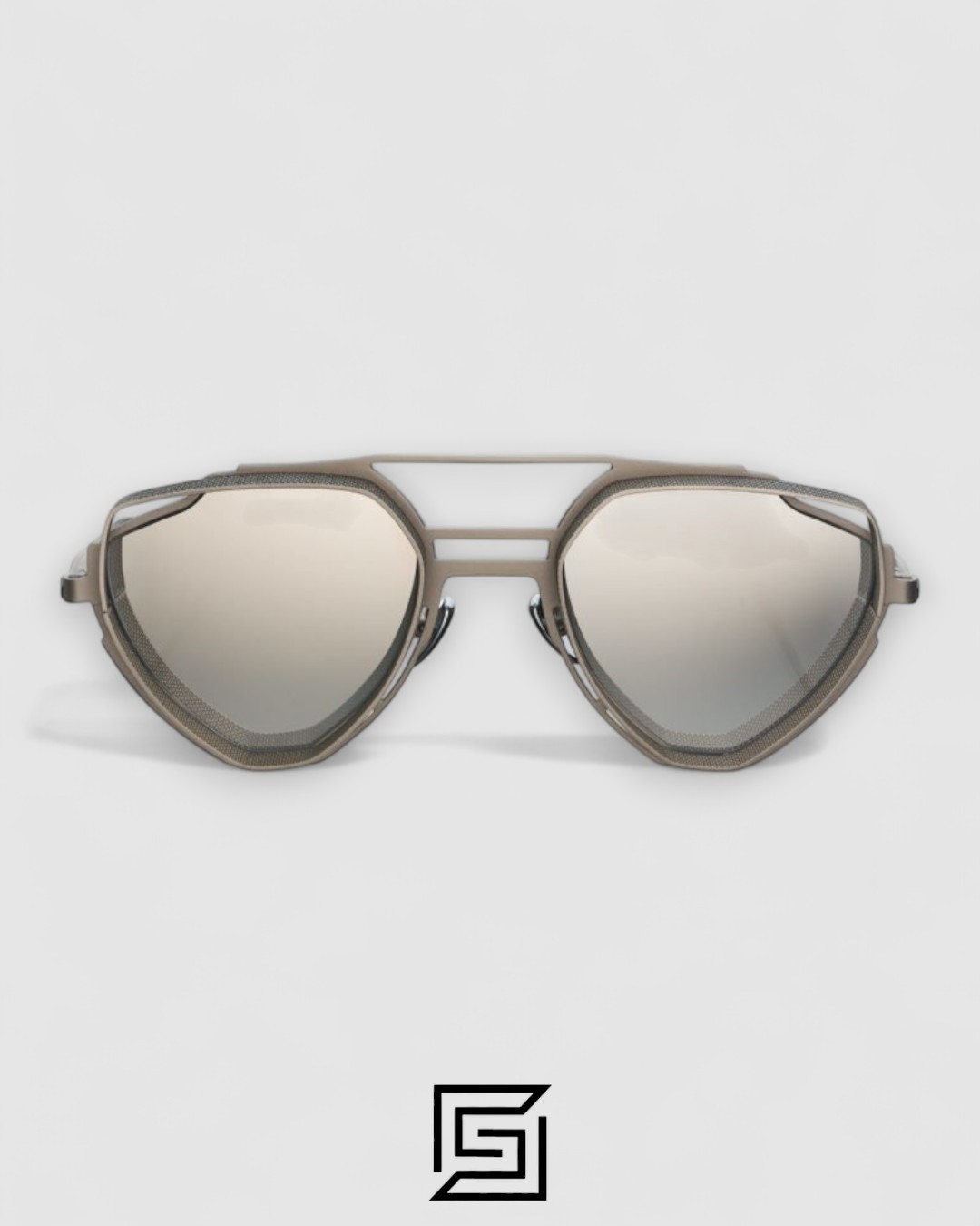 ⁦Vysen Enzo - EZ3 Silver Matte Frame Silver Mirror Leanses⁩ - الصورة ⁦2⁩