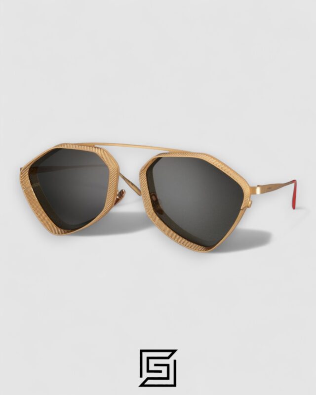 Vysen The Ezy - E4 Gold Matte Frame Black Leanses
