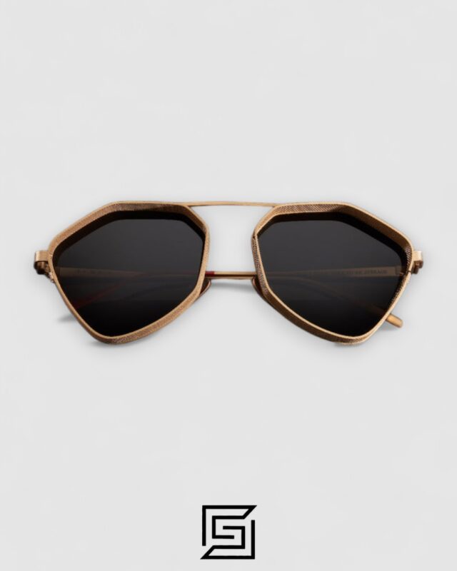 Vysen The Ezy - E4 Gold Matte Frame Black Leanses