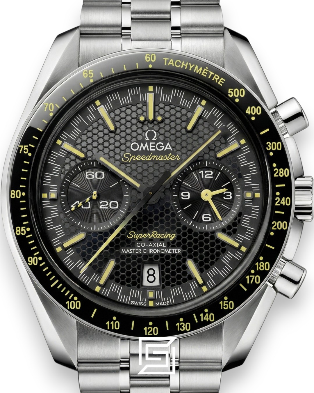 ⁦Omega Seamaster Planet Ocean Chronograph – Orange Bezel & Steel⁩ - الصورة ⁦2⁩