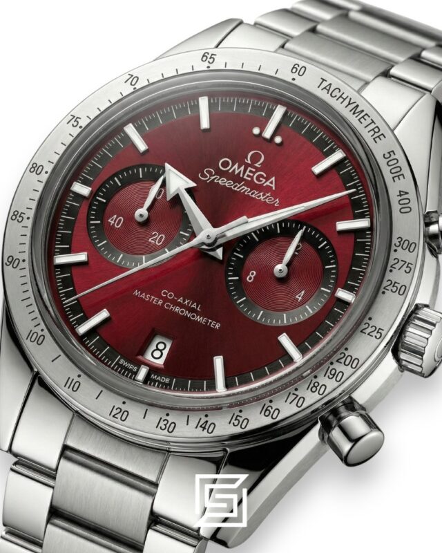 Omega Speedmaster '57 Co-Axial – Maroon Dial & Steel