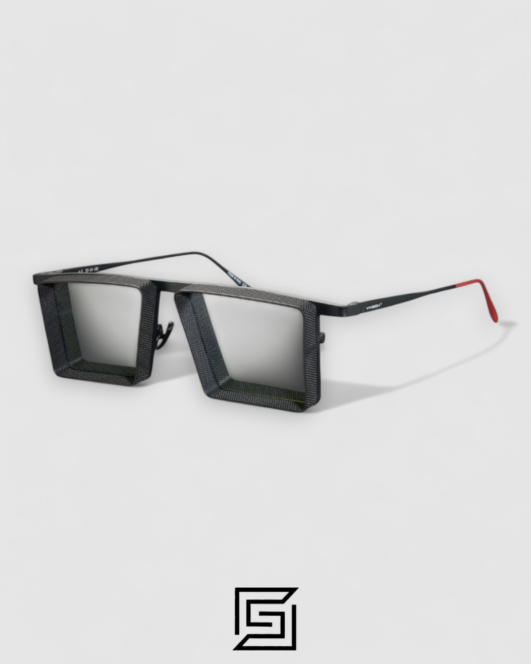 ⁦Vysen The Alec - AL5 Black Matte Frame Silver Mirror Lenses⁩ - الصورة ⁦1⁩
