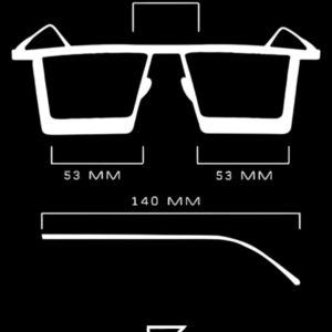 ⁦Vysen The Alec - AL5 Black Matte Frame Silver Mirror Lenses⁩ - الصورة ⁦4⁩