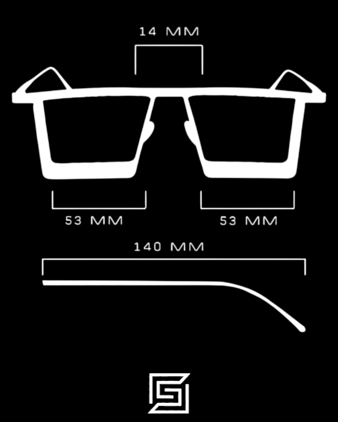 ⁦Vysen The Alec - AL5 Black Matte Frame Silver Mirror Lenses⁩ - الصورة ⁦4⁩