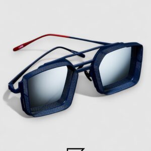⁦Vysen The Luigi - L3 Blue Frame Silver Mirror Leanses⁩ - الصورة ⁦3⁩