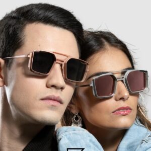 ⁦Vysen The Luigi - L3 Blue Frame Silver Mirror Leanses⁩ - الصورة ⁦5⁩