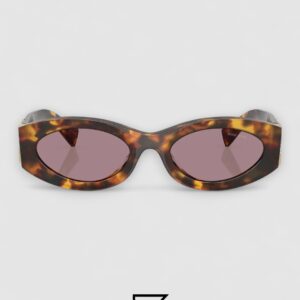 ⁦Miu Miu SMU11w Brown Lenses and Tiger Brown Frame⁩ - الصورة ⁦2⁩