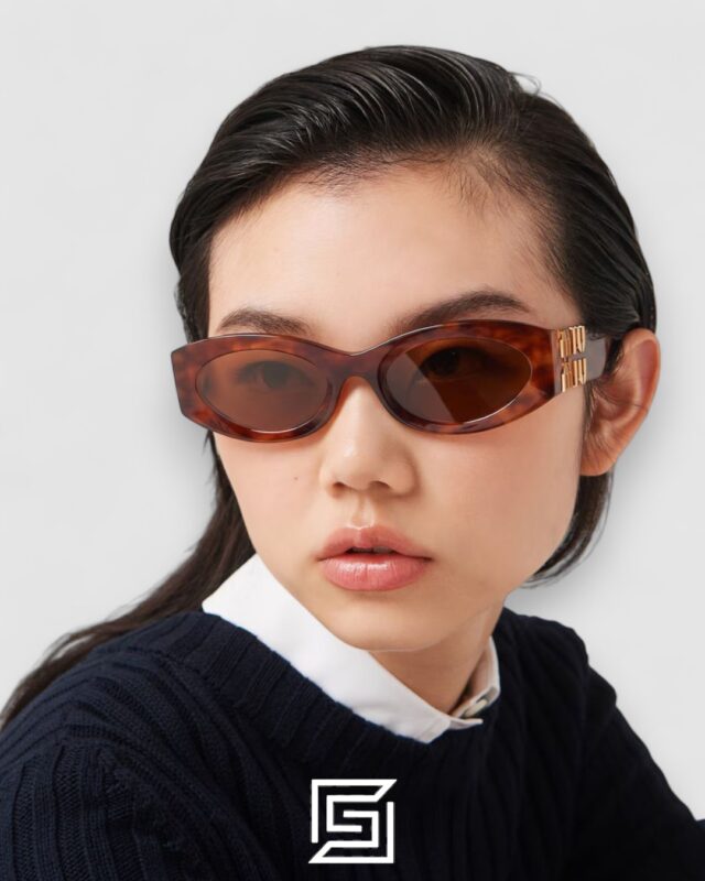 Miu Miu SMU11w Brown Lenses and Tiger Brown Frame
