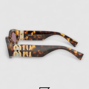 ⁦Miu Miu SMU11w Brown Lenses and Tiger Brown Frame⁩ - الصورة ⁦4⁩