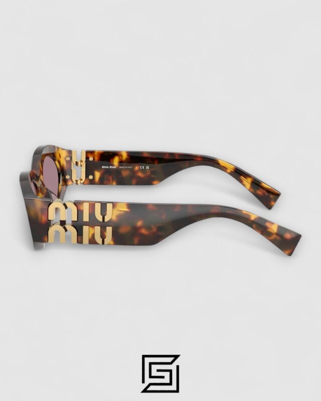 Miu Miu SMU11w Brown Lenses and Tiger Brown Frame