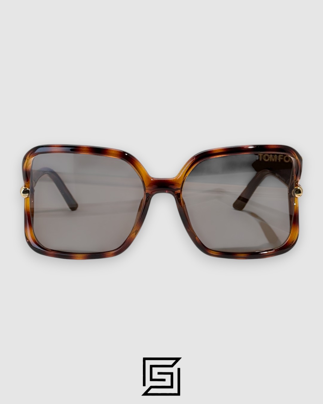 ⁦Tom Ford FT1089 Brown Lenses and Tiger Brown Frame⁩ - الصورة ⁦2⁩