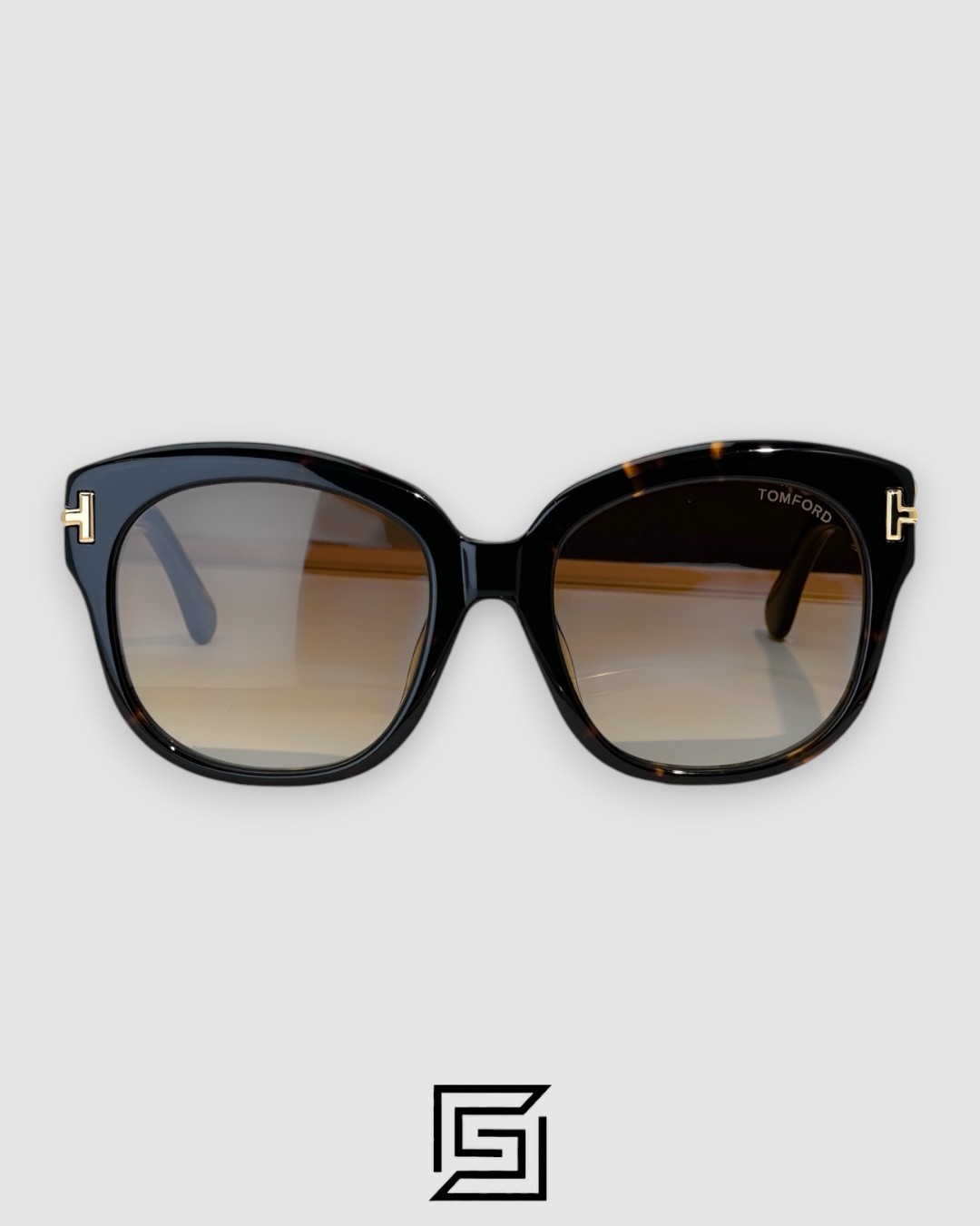 Tom Ford FT1235 Honey Lenses and Tiger Brown Frame - Image 2