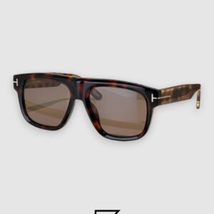 ⁦Tom Ford TF1201 Brown Lenses and Tiger Brown Frame⁩ - الصورة ⁦1⁩