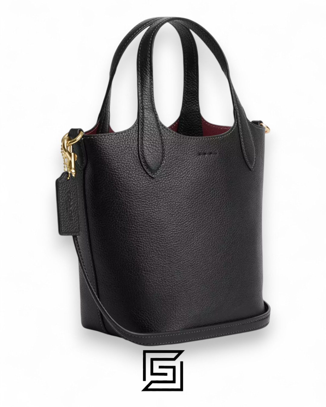 Coach Hanna Bucket Bag CR168 Black - Image 2