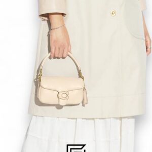 ⁦Coach Pillow Tabby Shoulder White Bag – Style No. C3880⁩ - الصورة ⁦5⁩