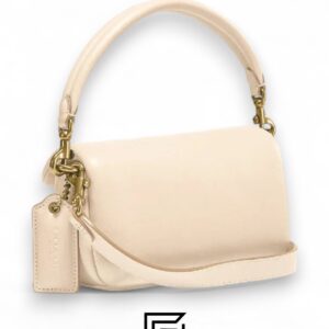 ⁦Coach Pillow Tabby Shoulder White Bag – Style No. C3880⁩ - الصورة ⁦3⁩