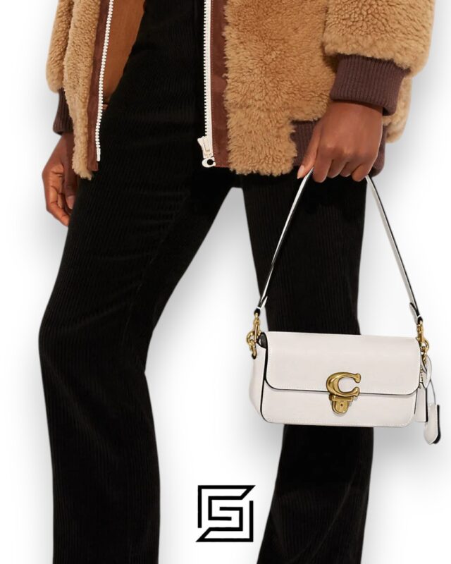 Coach Studio Baguette White Bag – Style No. CE331