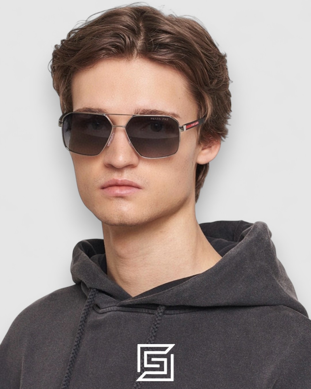 Prada SPS A50 Brown Lenses Brown Frame - Image 4