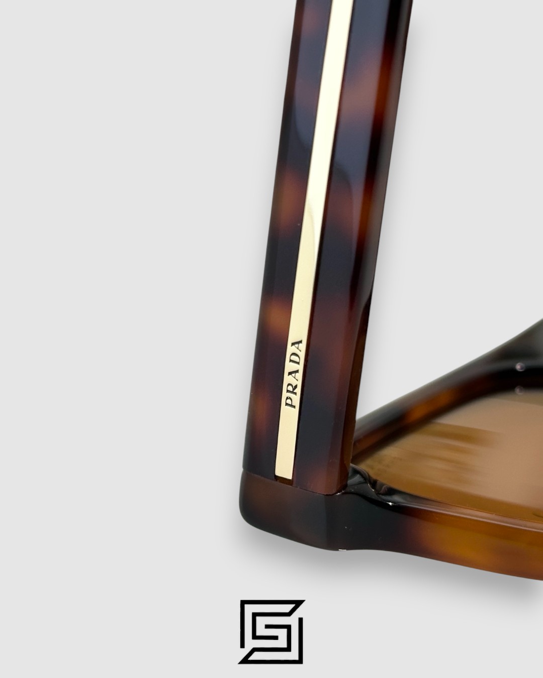 Prada SPR B12 Brown Lenses Tiger Brown Frame - Image 10