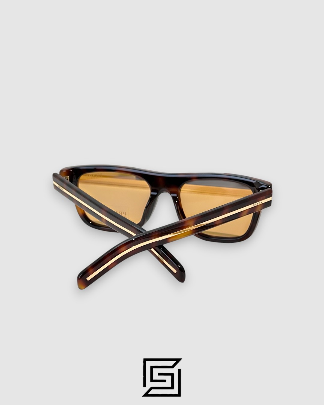 Prada SPR B12 Brown Lenses Tiger Brown Frame - Image 4