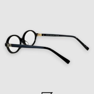 ⁦Miu Miu SMU04Z Black Frame Gold LogoOptical Glasses⁩ - الصورة ⁦3⁩