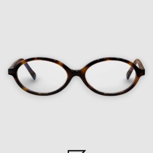⁦Miu Miu SMU04Z Tiger Brown Frame Gold LogoOptical Glasses⁩ - الصورة ⁦2⁩