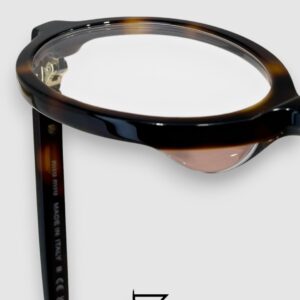 ⁦Miu Miu SMU04Z Tiger Brown Frame Gold LogoOptical Glasses⁩ - الصورة ⁦7⁩