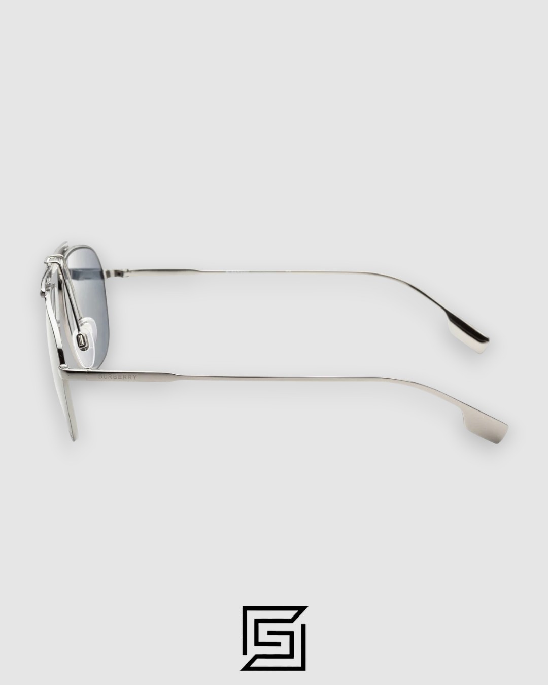 ⁦Burberry BE3121 Gun Frame Black Lenses⁩ - الصورة ⁦2⁩