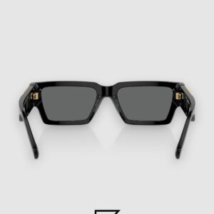 ⁦Versace VE4459 Black Frame with Dark Grey Lenses⁩ - الصورة ⁦5⁩